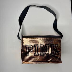 Victoria’s Secret PINK Gold Mini Cooler/Lunch Bag